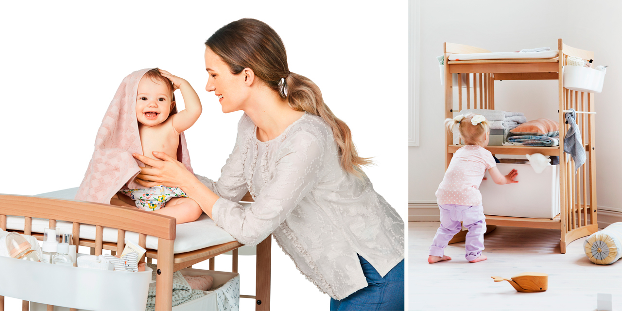 Stokke Care changing table for your baby´s nursery