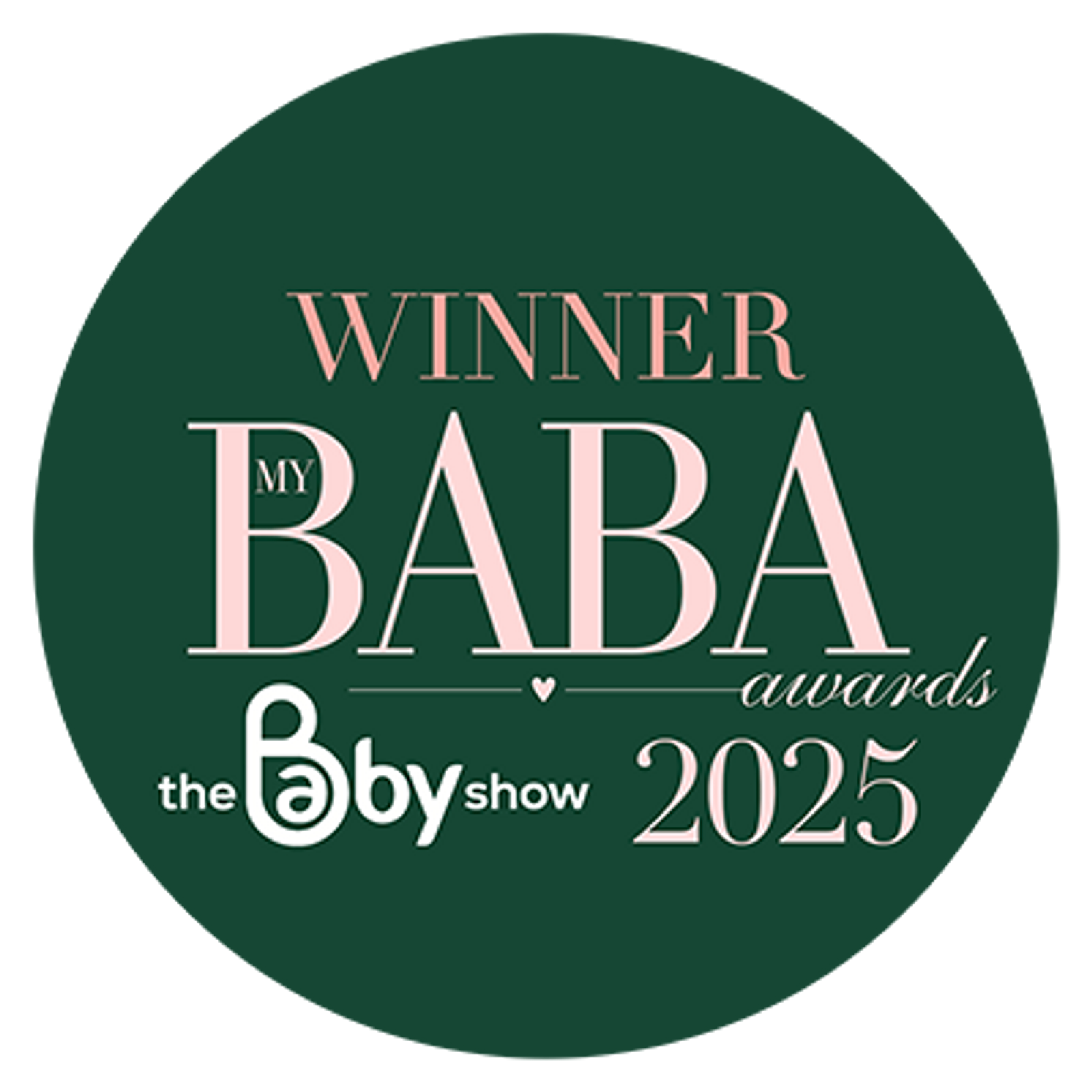 Winner of the My BABA Awards at The Baby Show 2025.