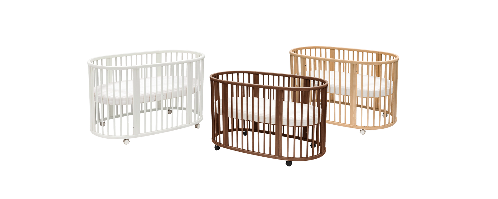 Stokke® Sleepi™ | the adaptable oval crib that grows with your