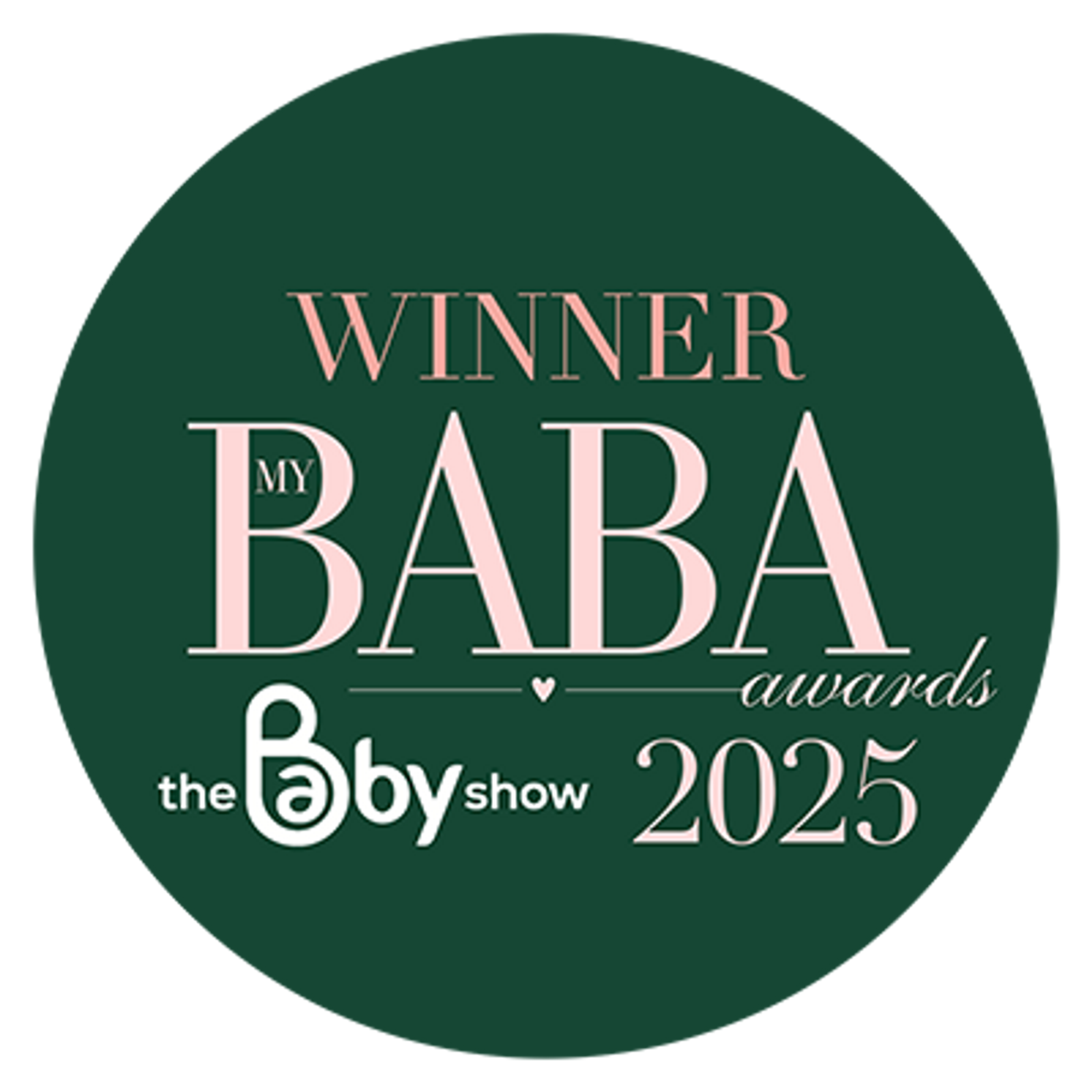 Winner of the My BABA Awards at The Baby Show 2025.
