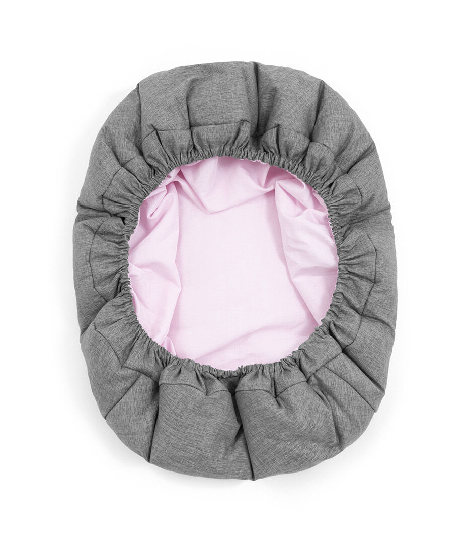 Шезлонг для новорожденного Stokke® Nomi® Newborn Set, Белый/Серый Розовый, mainview