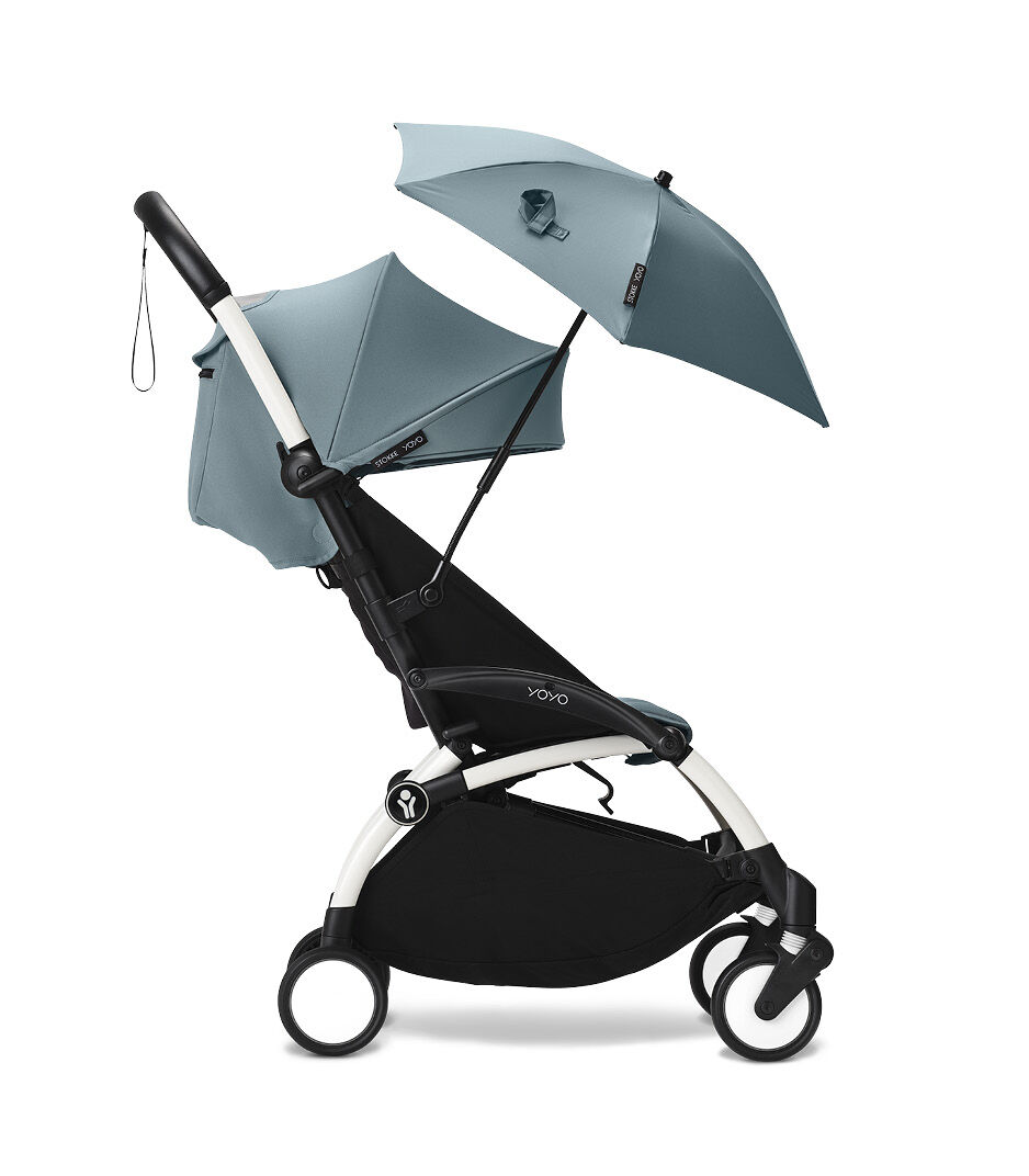 YOYO³ stroller from 6 months, Aqua with White Frame, mainview galery image 13