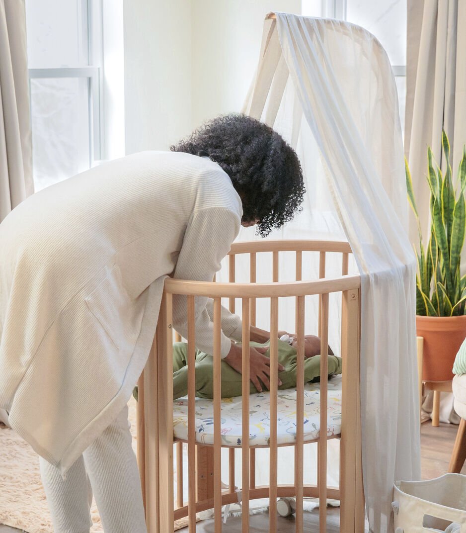 stokke ベビーベッドsleepi mini&midi 天蓋棒付き ストッケ] Sleepi / スリーピー ベッドセット - V3 – blossom39