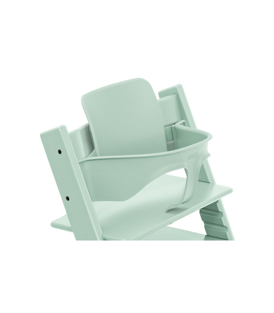 Tripp Trapp® Chair Soft Mint, Beech, with Baby Set. view 18