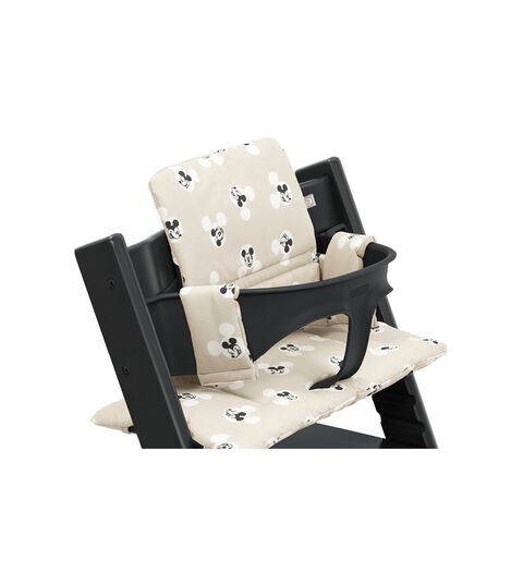 Tripp Trapp® Black with Baby Set and Classic Cushion Disney Signature. Close-up. view 5