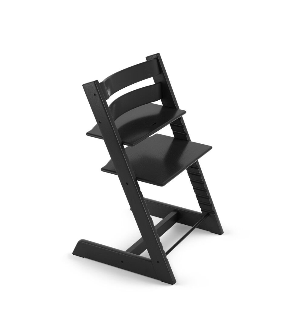 Couleur Chêne Noir TRIPP TRAPP® Chaise Haute Chaise haute avec dossier pour bébé ergonomique et évolutive pour toute la vie