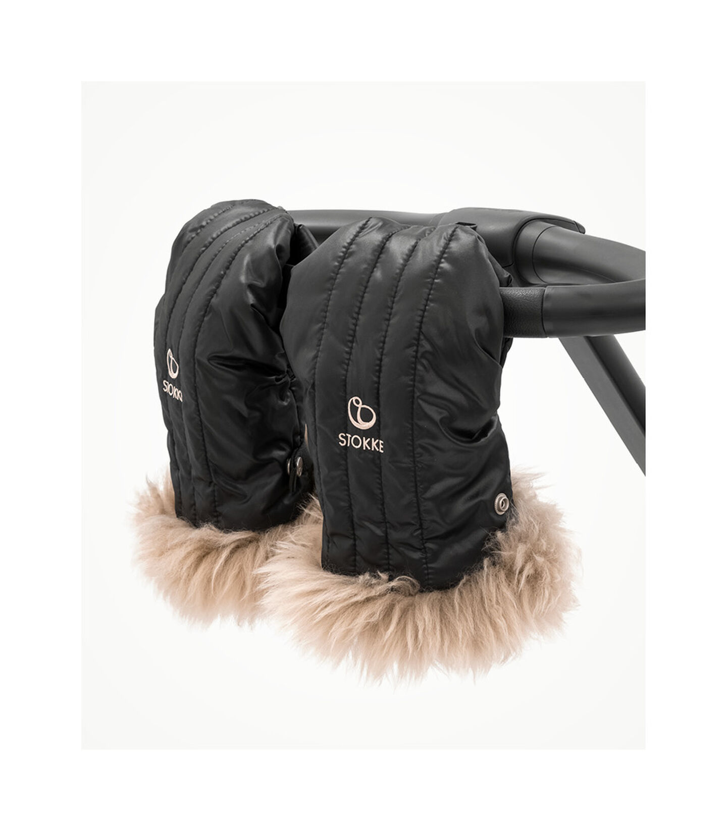 Stokke® Stroller Mittens Onyx Black, 瑪瑙黑色, mainview view 3