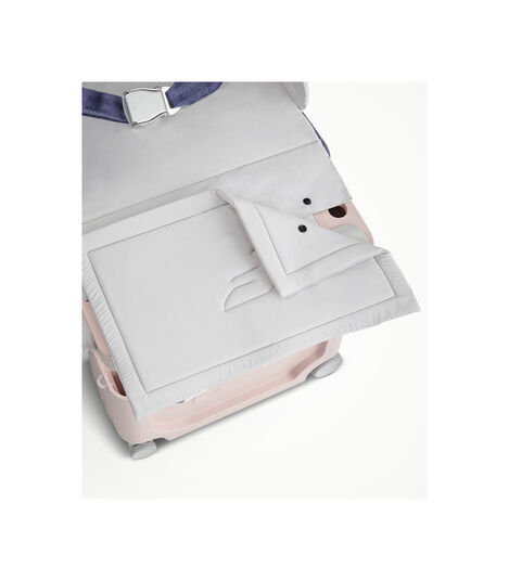 JetKids™ by Stokke® BedBox V3 in Pink Lemonade. Detachable Mattress. view 10