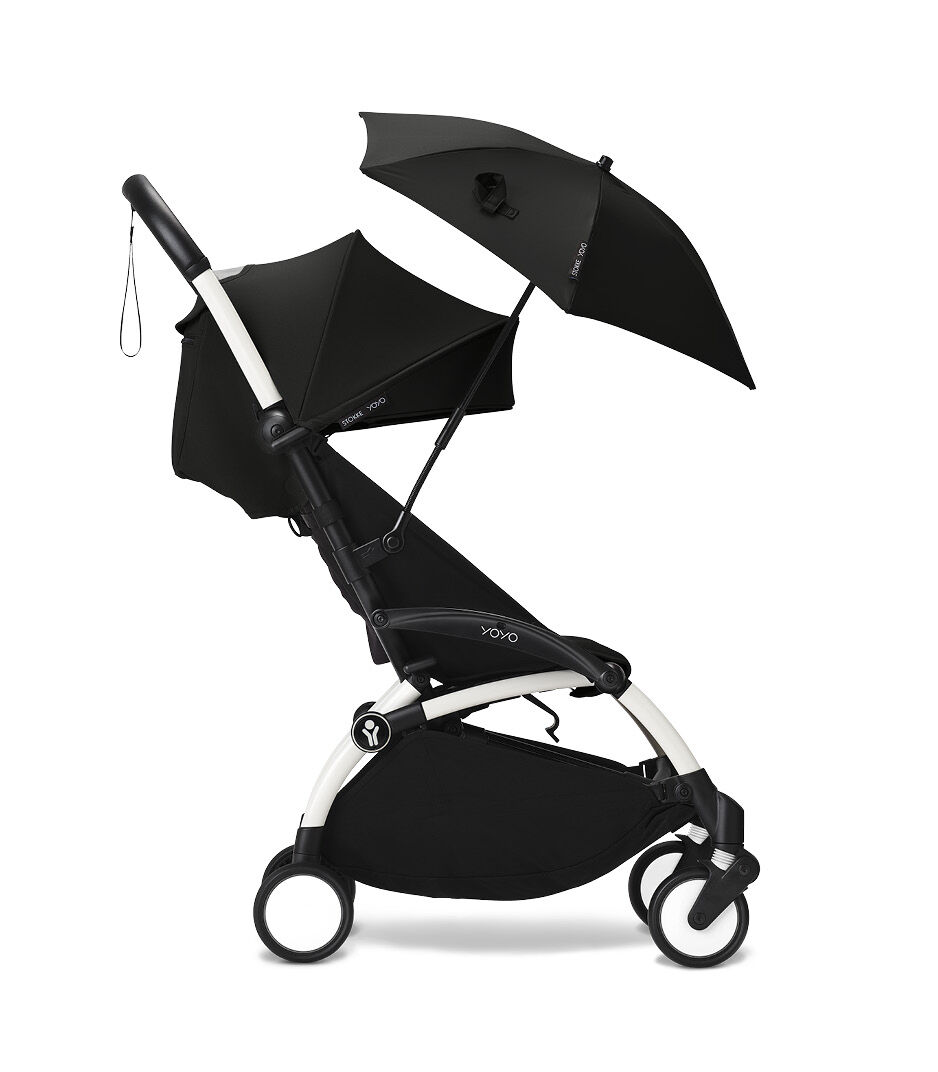 YOYO³ stroller from 6 months, Black with White Frame, mainview galery image 13