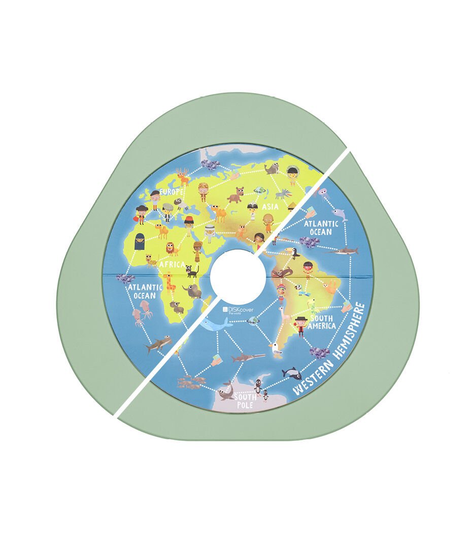 Stokke® MuTable™ PlayBoard "The World" 2-sided split design (accessories). galery image 3