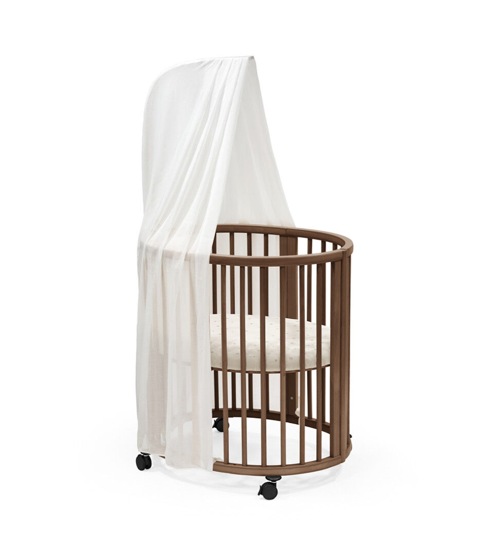 Stokke® Sleepi™ Mini Fitted Sheet Flower Ecru, Flower Ecru, mainview
