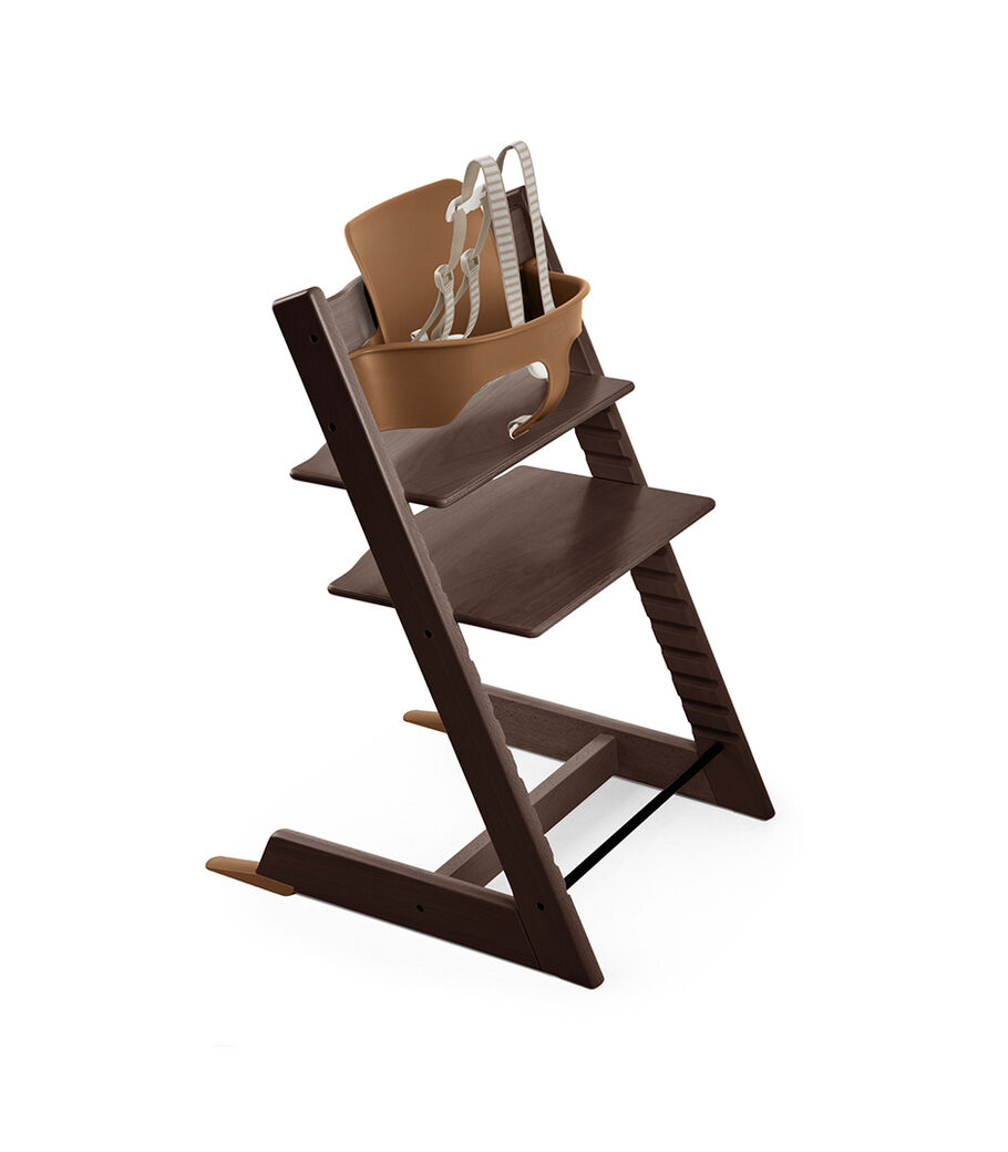 Tripp Trapp® Natural with Tripp Trapp® Baby Set, Walnut Brown. USA version. view 14