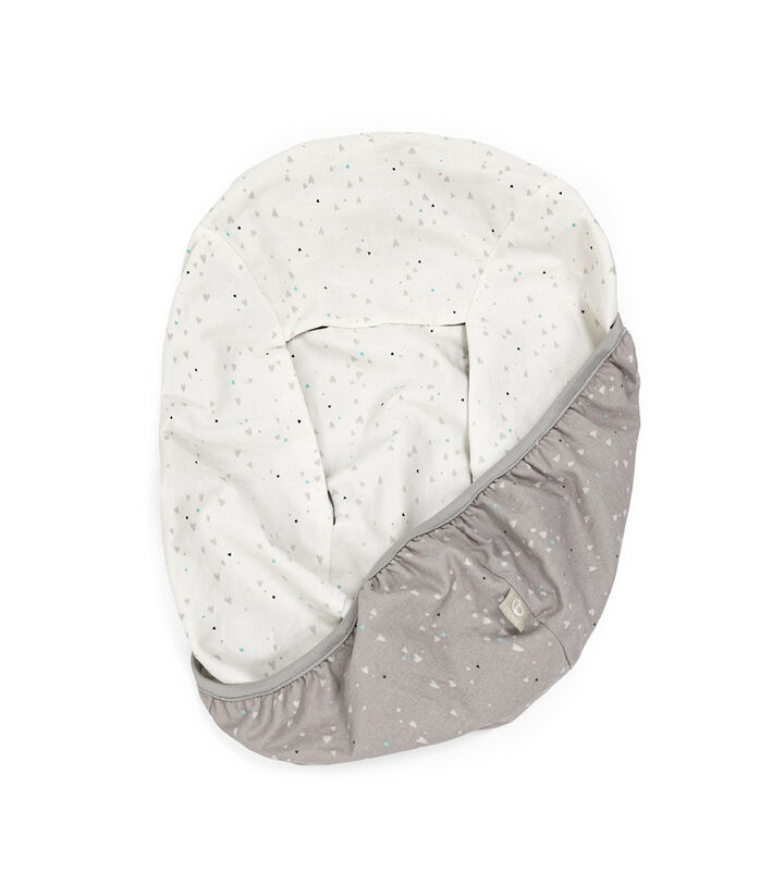 Tripp Trapp® Newborn Cover Sweet Hearts, reversible. Flatlay. view 1
