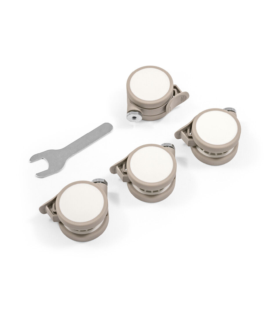 Stokke® Sleepi™ V3 skruvpåse till hjul Beige, Beige, mainview