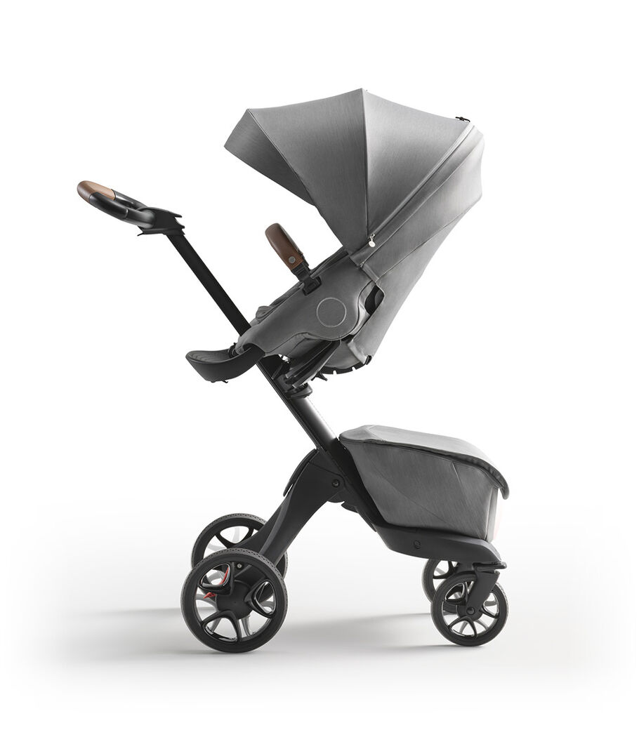 Stokke® Xplory® X Modern Grey Stroller with Seat Parent Facing view 5