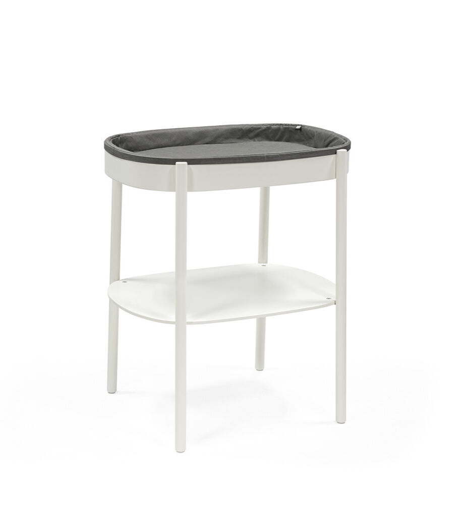 Stokke® Sleepi™ Changing Table, White. Changing Pad Grey. view 3