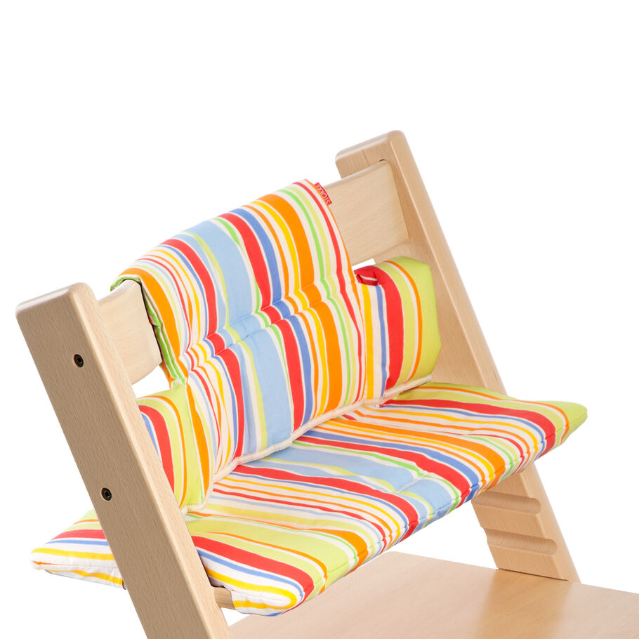 Tripp Trapp&reg; Natural with Art Stripe Cushion