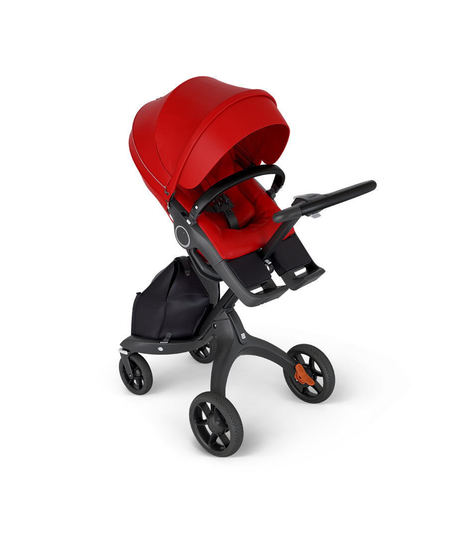 楽天市場】ストッケ エクスプローリー ベビーカー V6 Stokke Xplory V6 Black Chassis Stroller with  Black Leatherette Handle : アルファエスパス米国楽天市場店