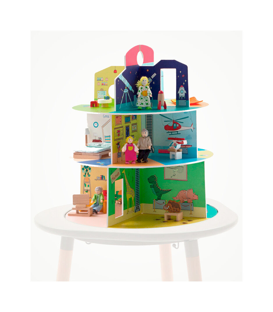 Stokke® MuTable™ Wooden House V1, Doll's Wooden Playhouse, mainview galery image 4