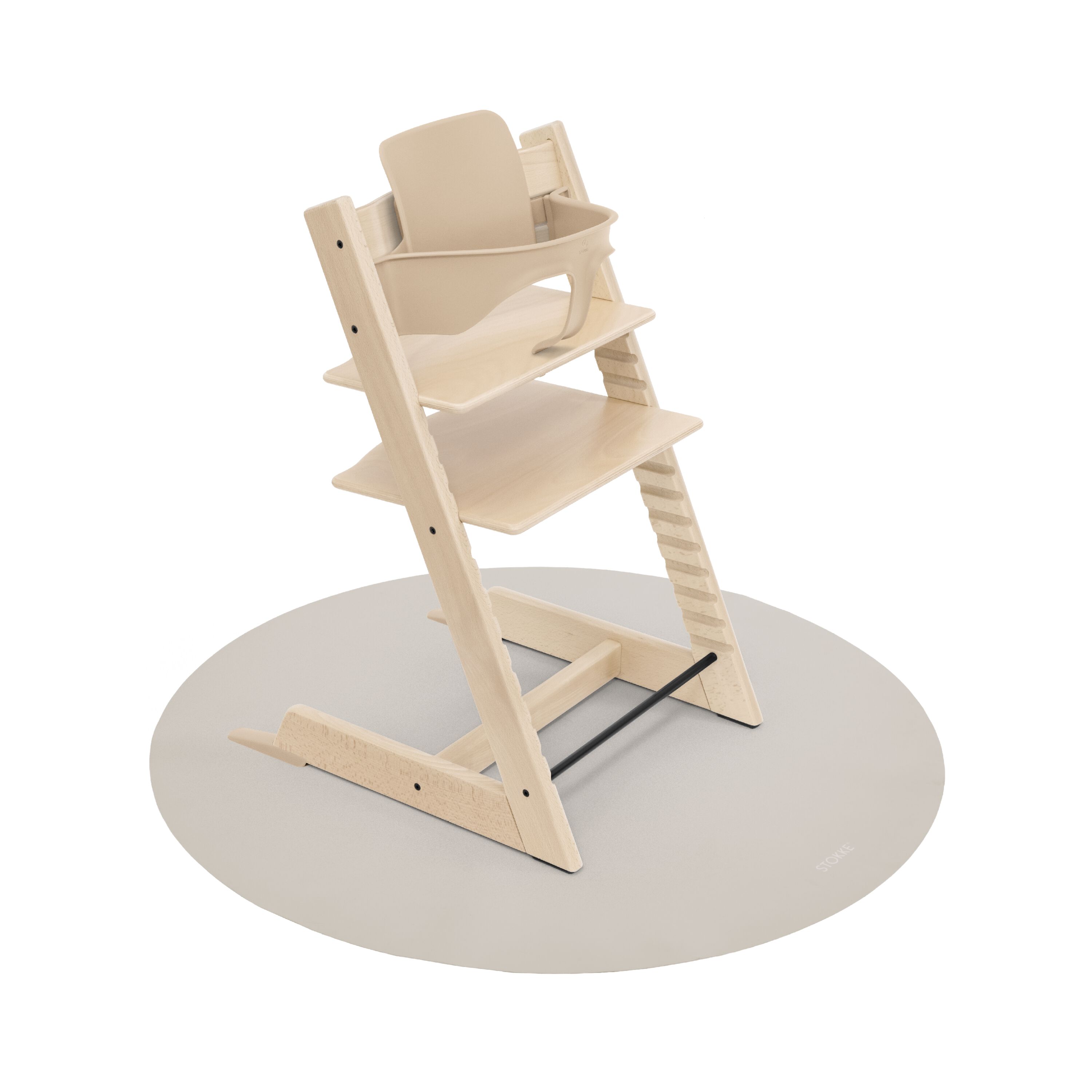Stokke® High Chair Mat Cashmere Grey, Cashmere Grey, mainview