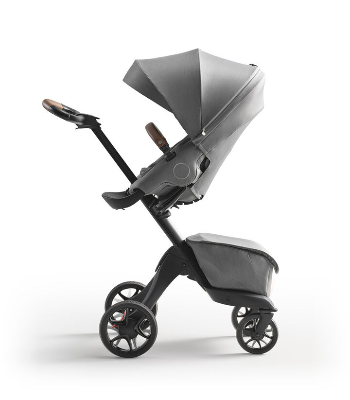 Stokke® Xplory® X Modern Grey Stroller with Seat Parent Facing view 1