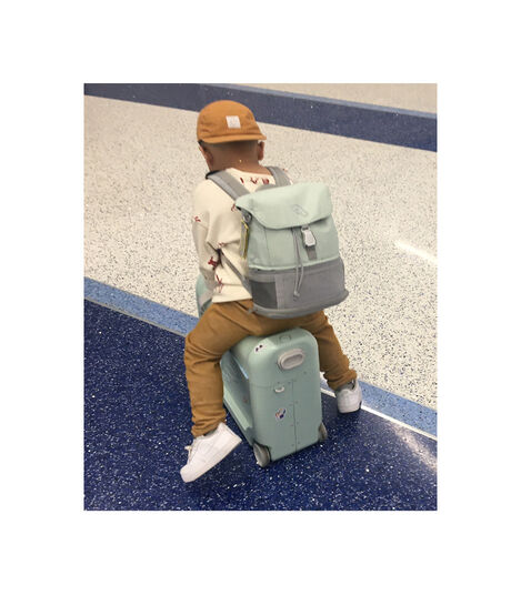 JetKids™ by Stokke® Crew BackPack and BedBox V3, Green Aurora view 2