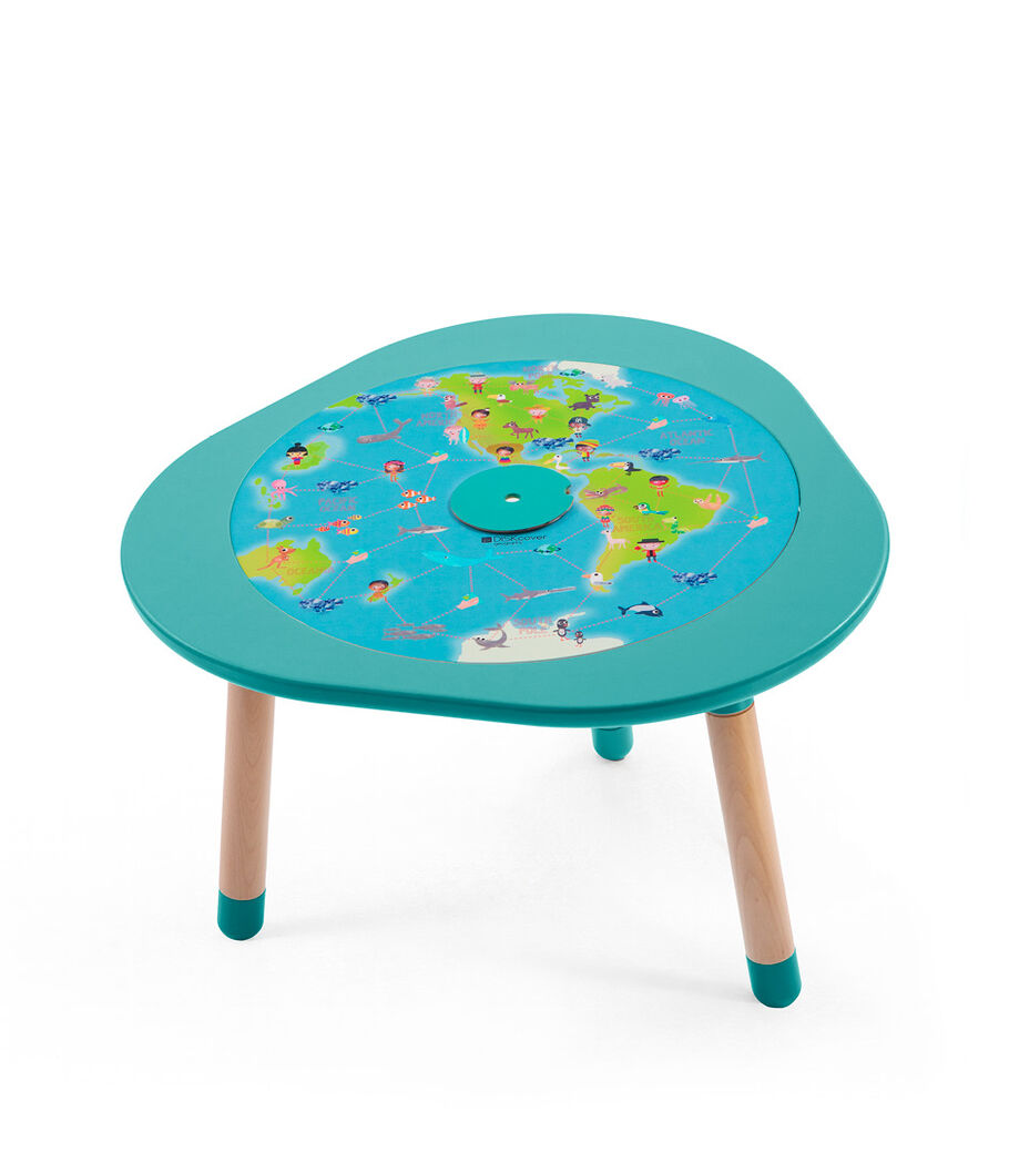 Stokke™ Mutable™ Table, DISKcover World, side B. On table. view 7