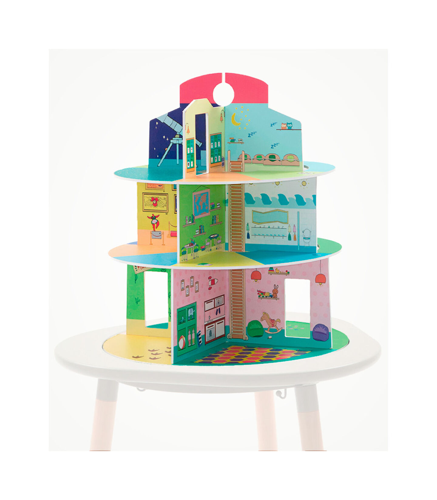 Stokke® MuTable™ Scenarios, Doll's Wooden Playhouse, mainview view 5