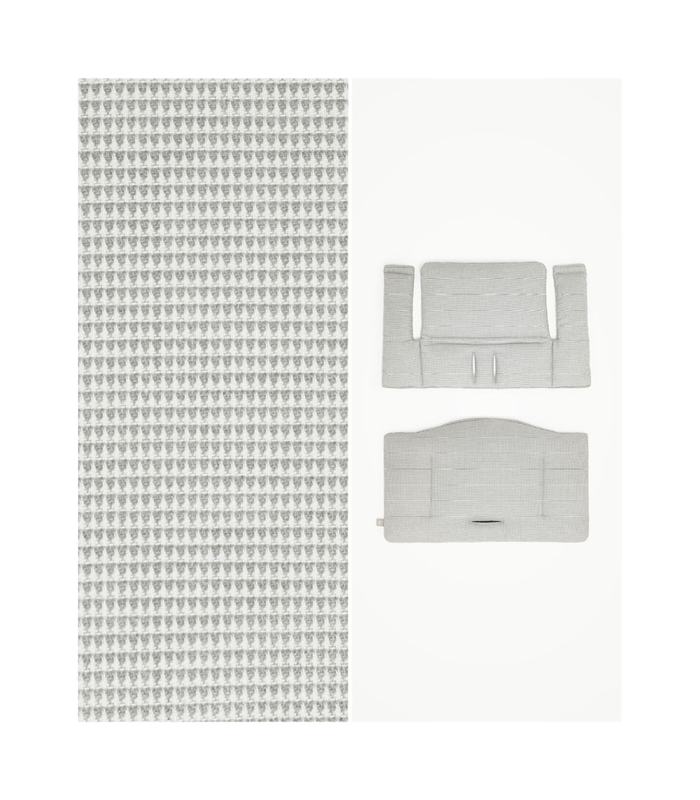 Tripp Trapp® Whitewash, Nordic Grey Cushion + Tray, Whitewash, Nordic Grey Cushion + Tray, mainview view 3