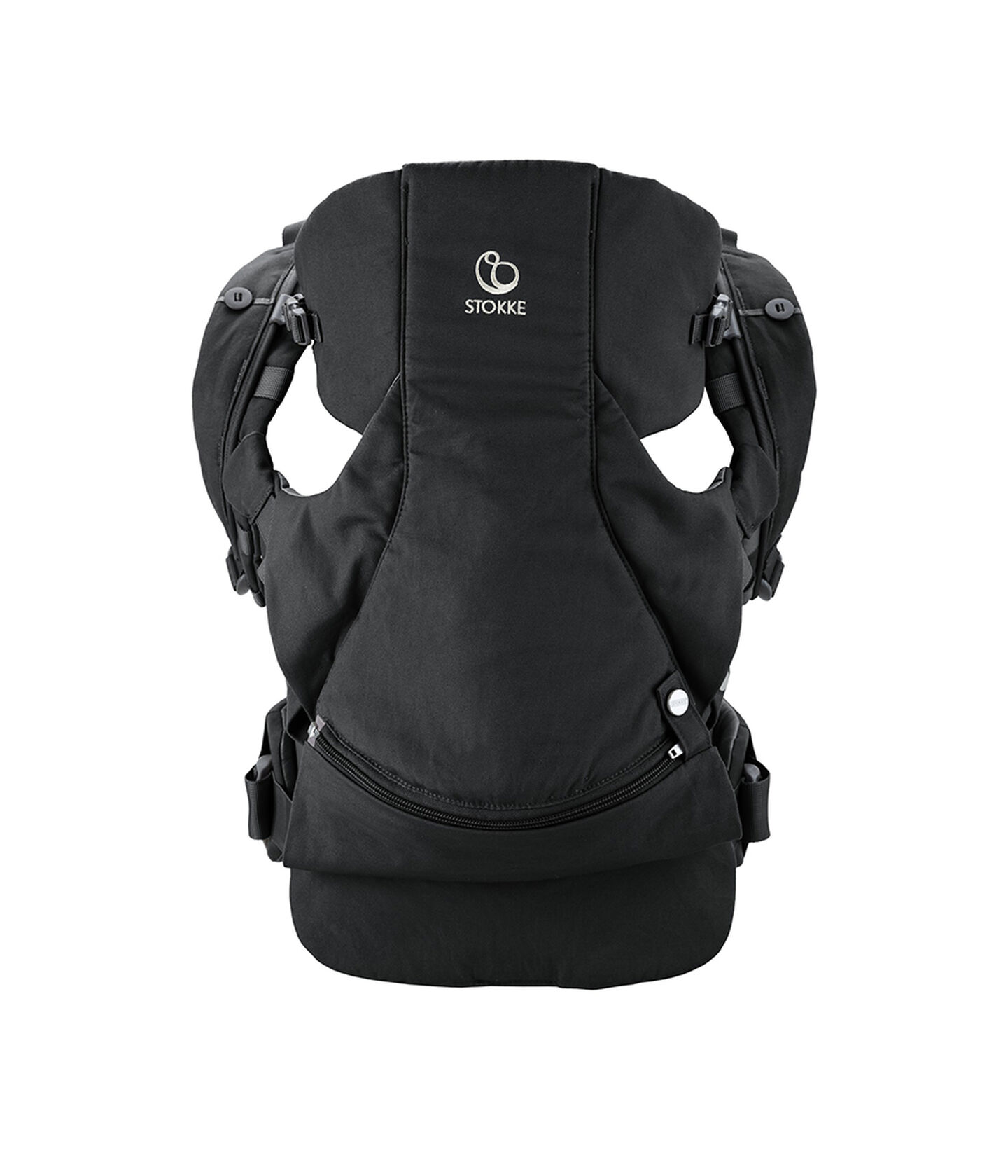 ergoryukzak stokke mycarrier front dlya nosheniya na grudi chyornyj