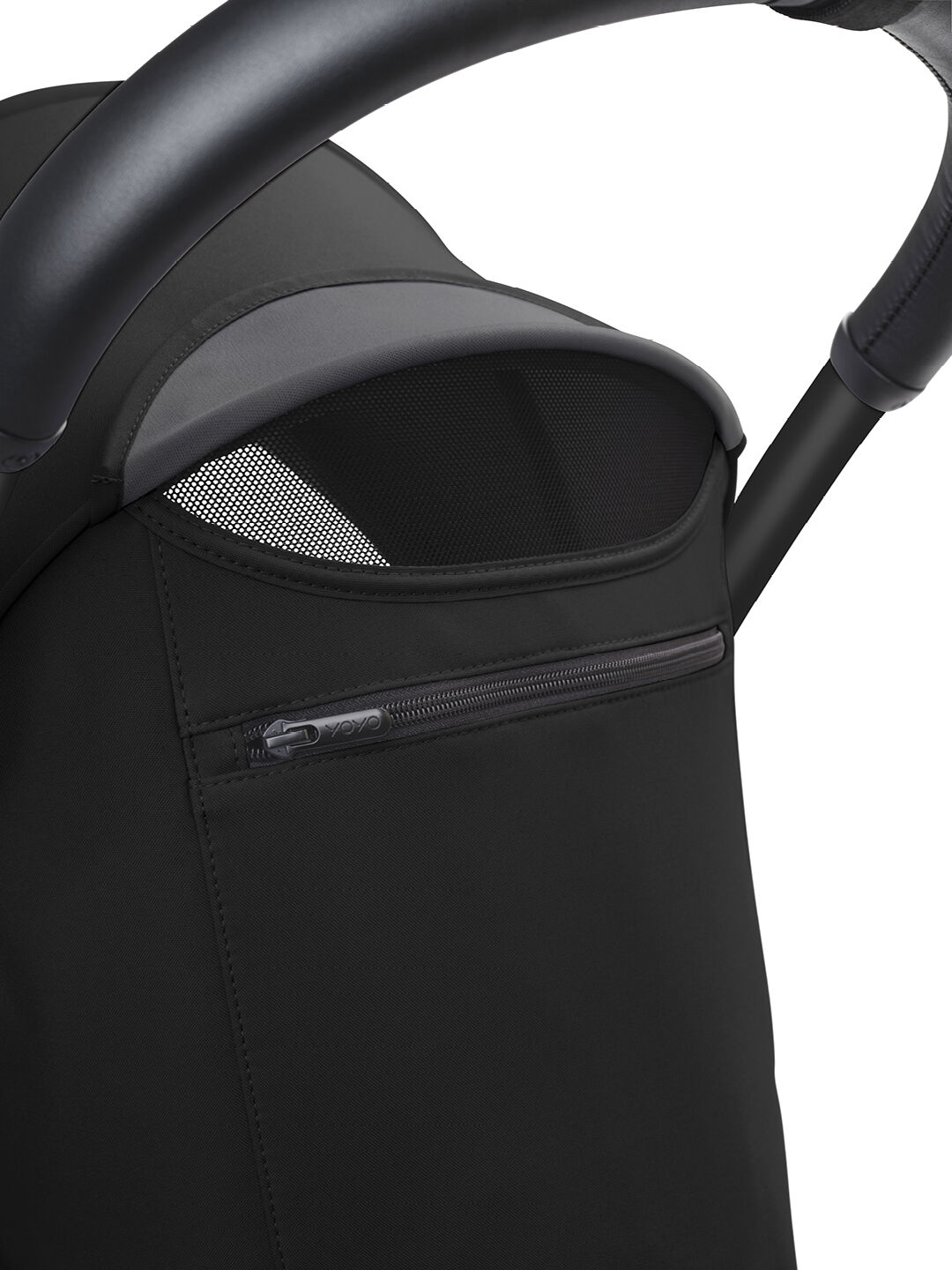 YOYO³ stroller from 6 months, Black with Black Frame, mainview galery image 12