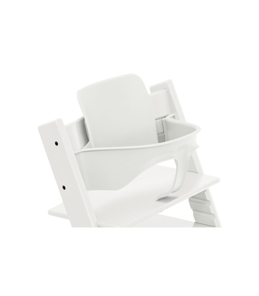 Tripp Trapp® Chair White with Baby Set. Close-up. view 33