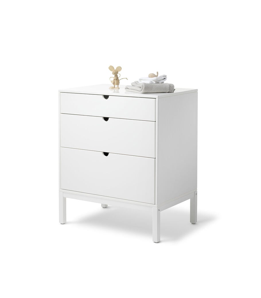 Stokke® Home™ Dresser, White. With Changer. view 1