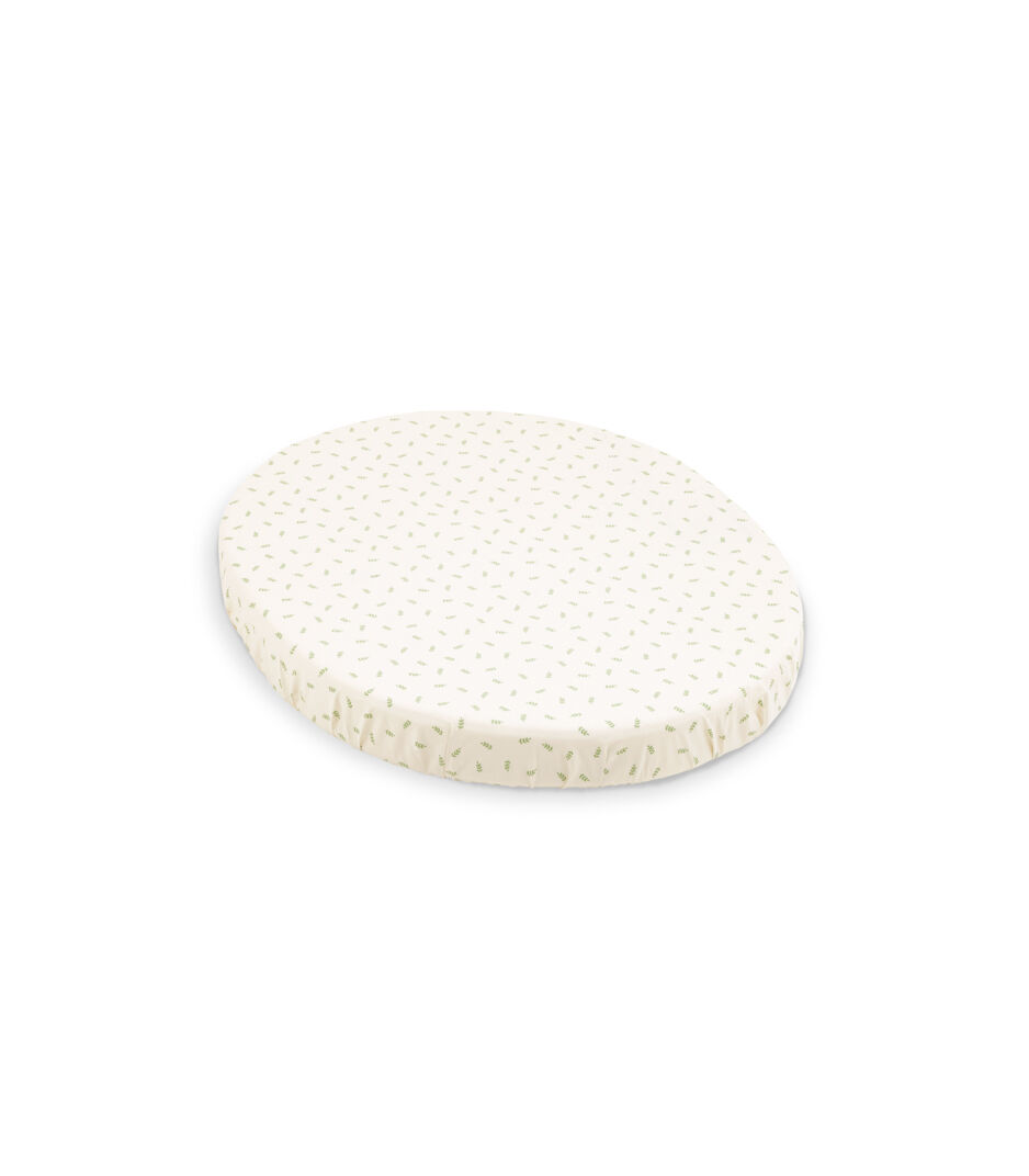 Stokke® Sleepi™ Mini Fitted Sheet, Leafy Green, mainview galery image 1
