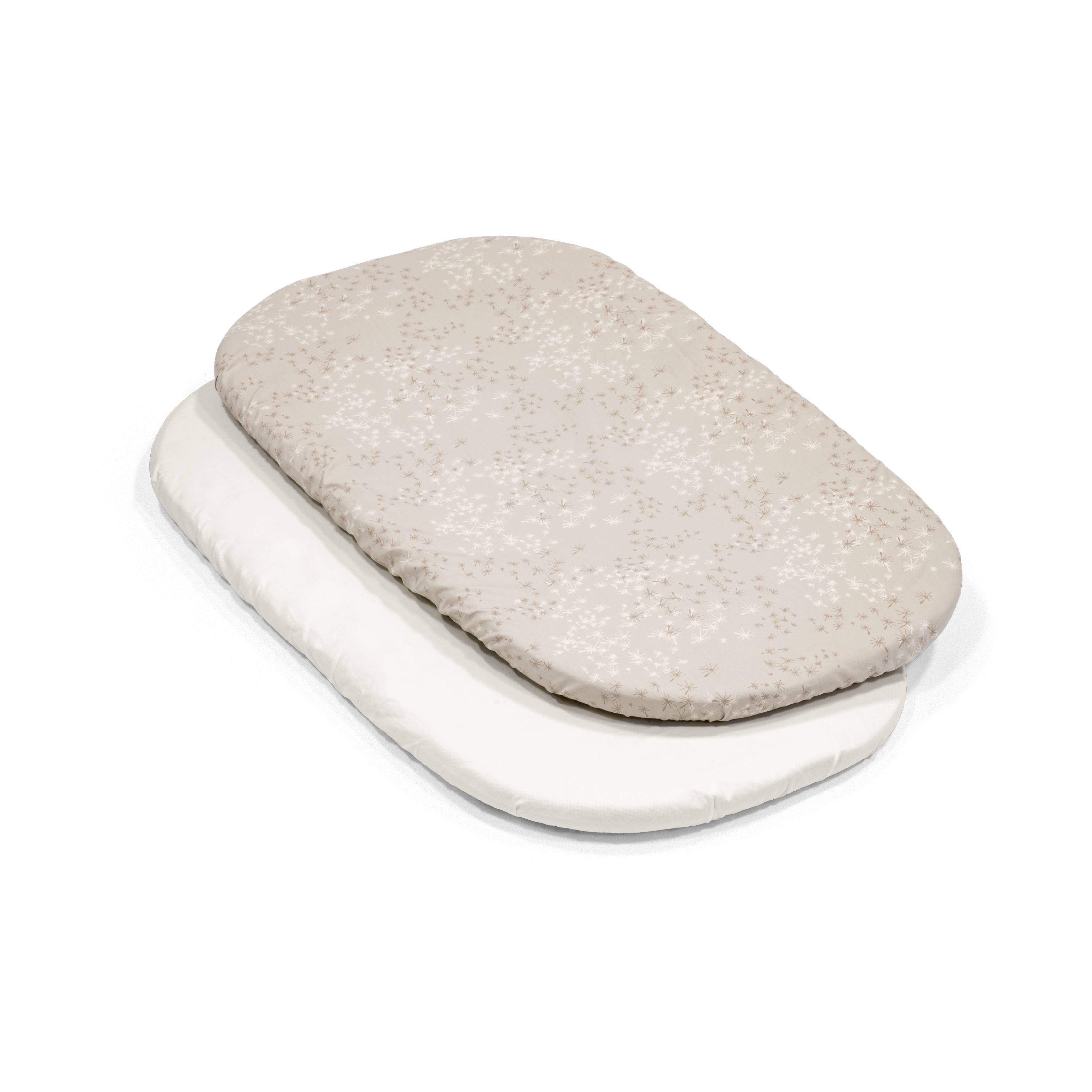 Stokke® Snoozi™ Spannbettlaken, Dandelion Beige / Vanilla Cream, mainview Galeriebild 1