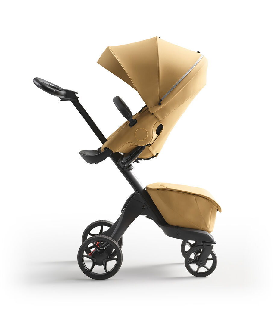 Stokke® Xplory® X Golden Yellow Stroller with Seat Parent Facing view 26