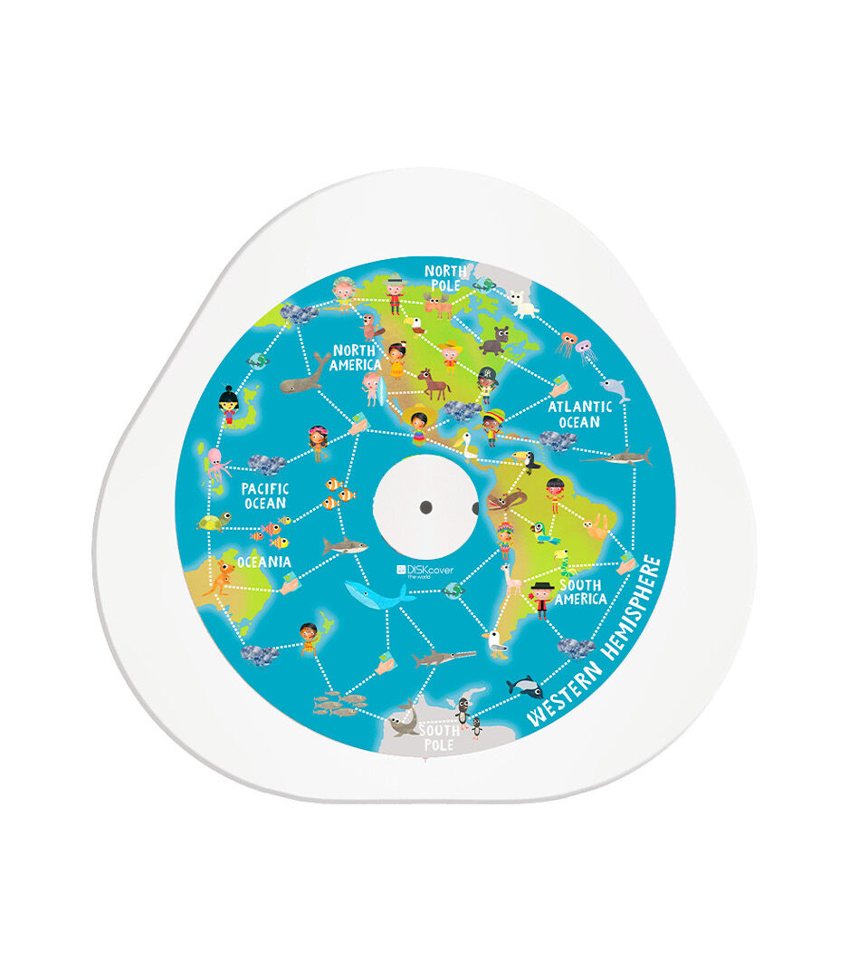 Stokke™ Mutable™ Table, DISKcover World, side B.