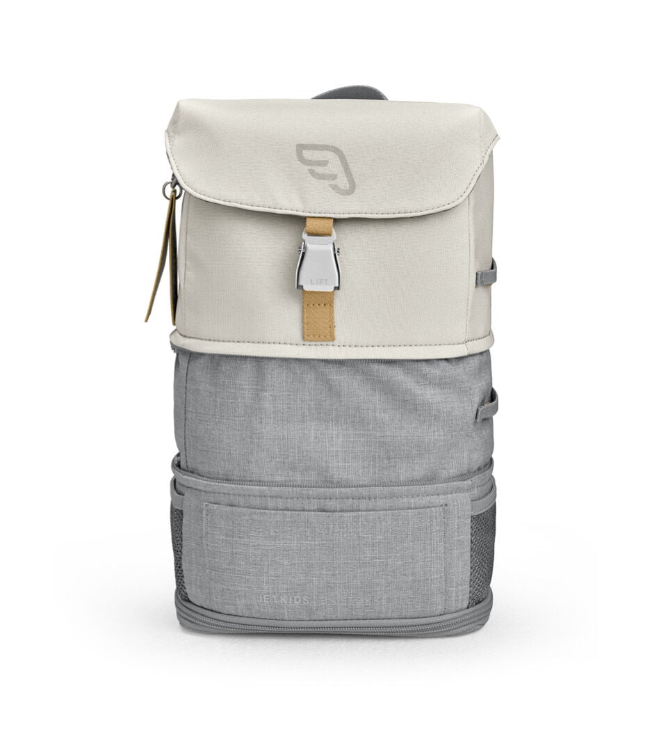 JetKids™ by Stokke® Crew Backpack 飞行员背包, 白色, mainview 图库图像 4