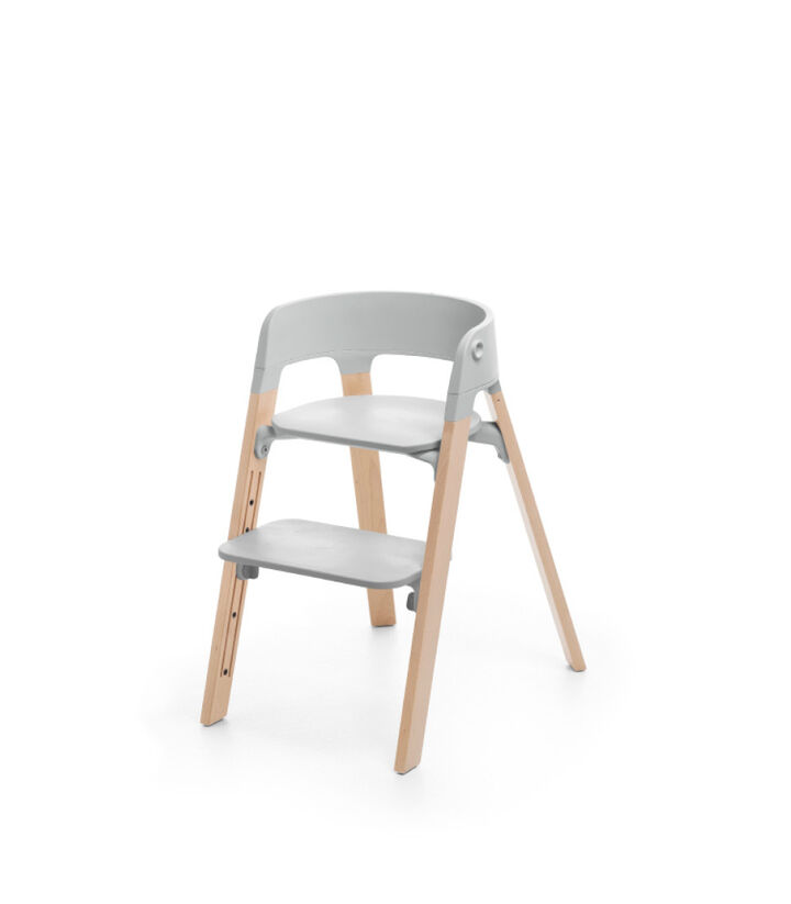 Stokke Steps Natural With Grey Seat