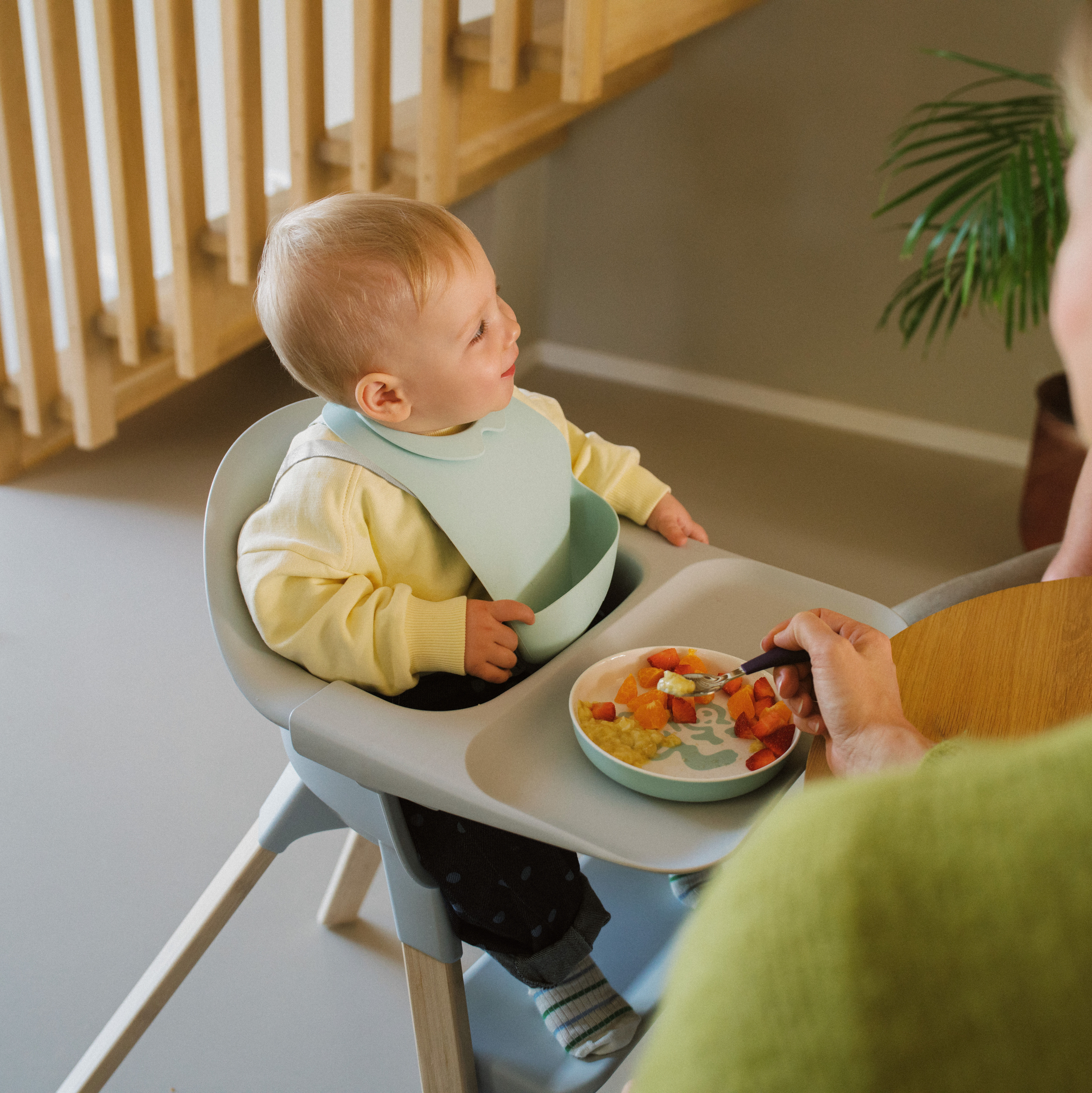 Stokke® Clikk™ High Chair Cloud Grey, Cloud Grey, mainview