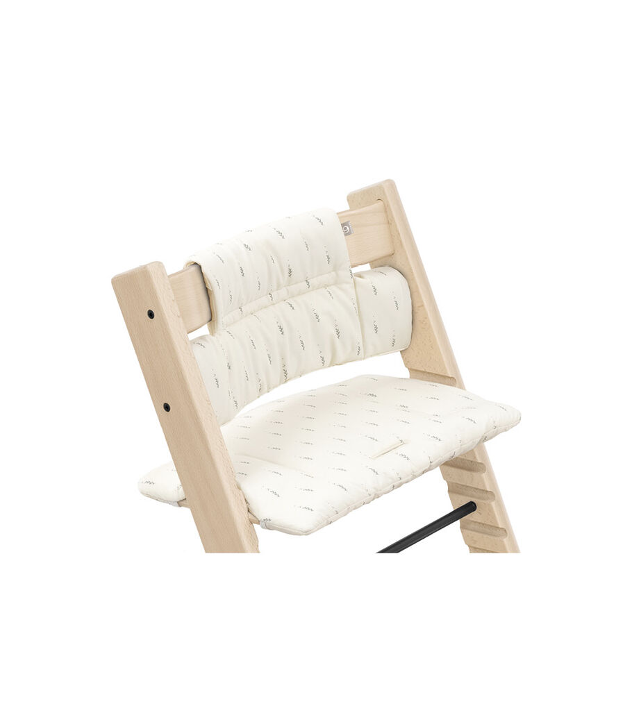 Tripp Trapp® Chair Natural with Classic Cushion Wheat Cream. view 8