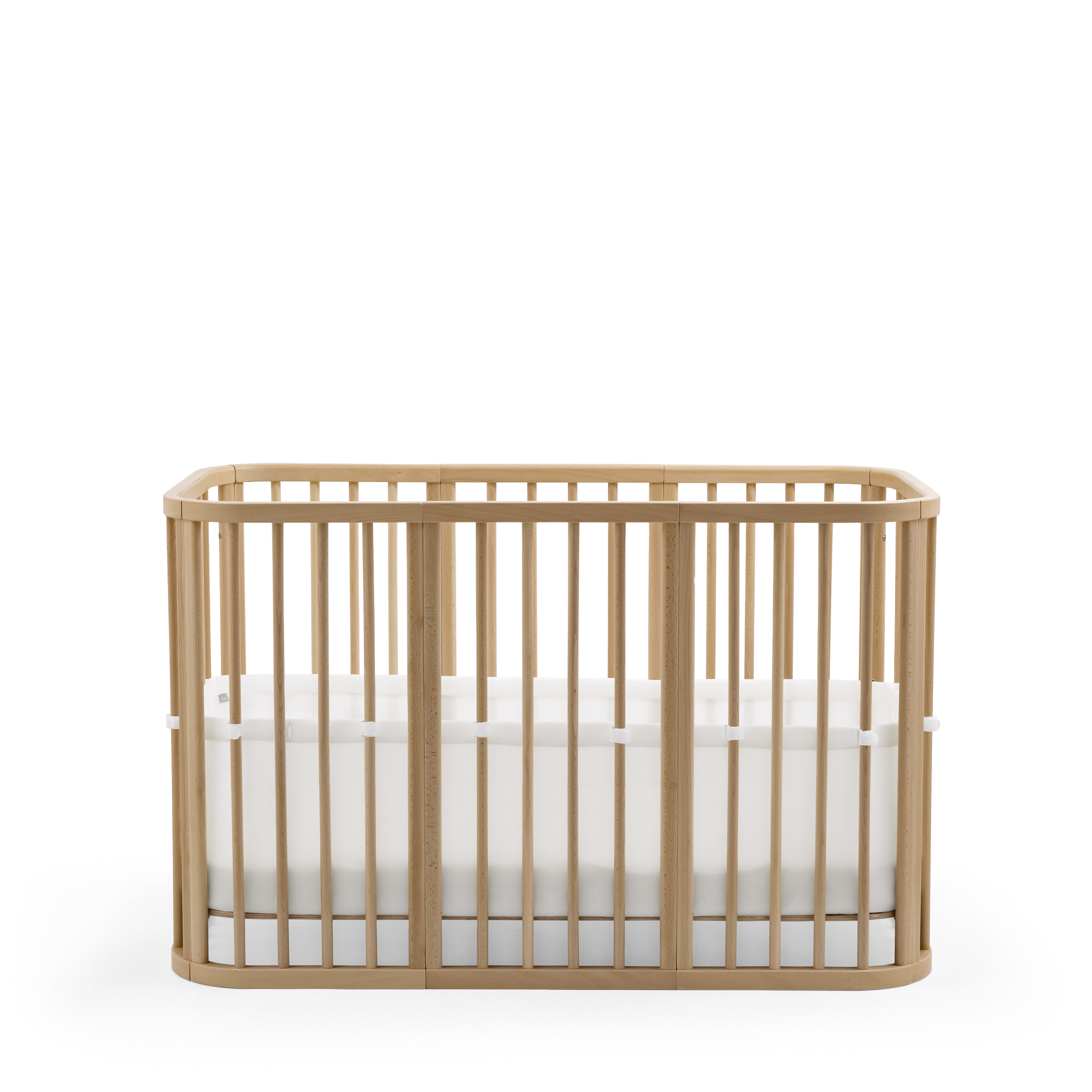 Stokke® Nighti™-meshskydd för spjälsäng, White, mainview galleribild 1