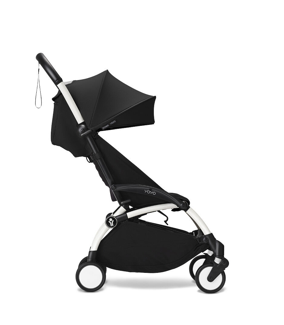 YOYO³ stroller from 6 months, Black with White Frame, mainview galery image 4
