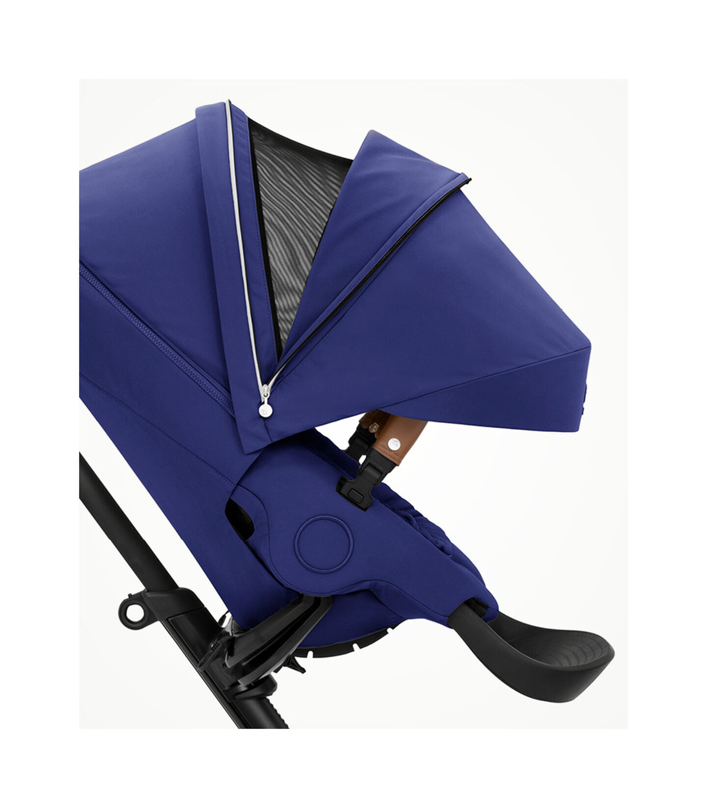 Stokke® Xplory® X Royal Blue Stroller with Seat. Forward Facing. Open Ventilation. view 3