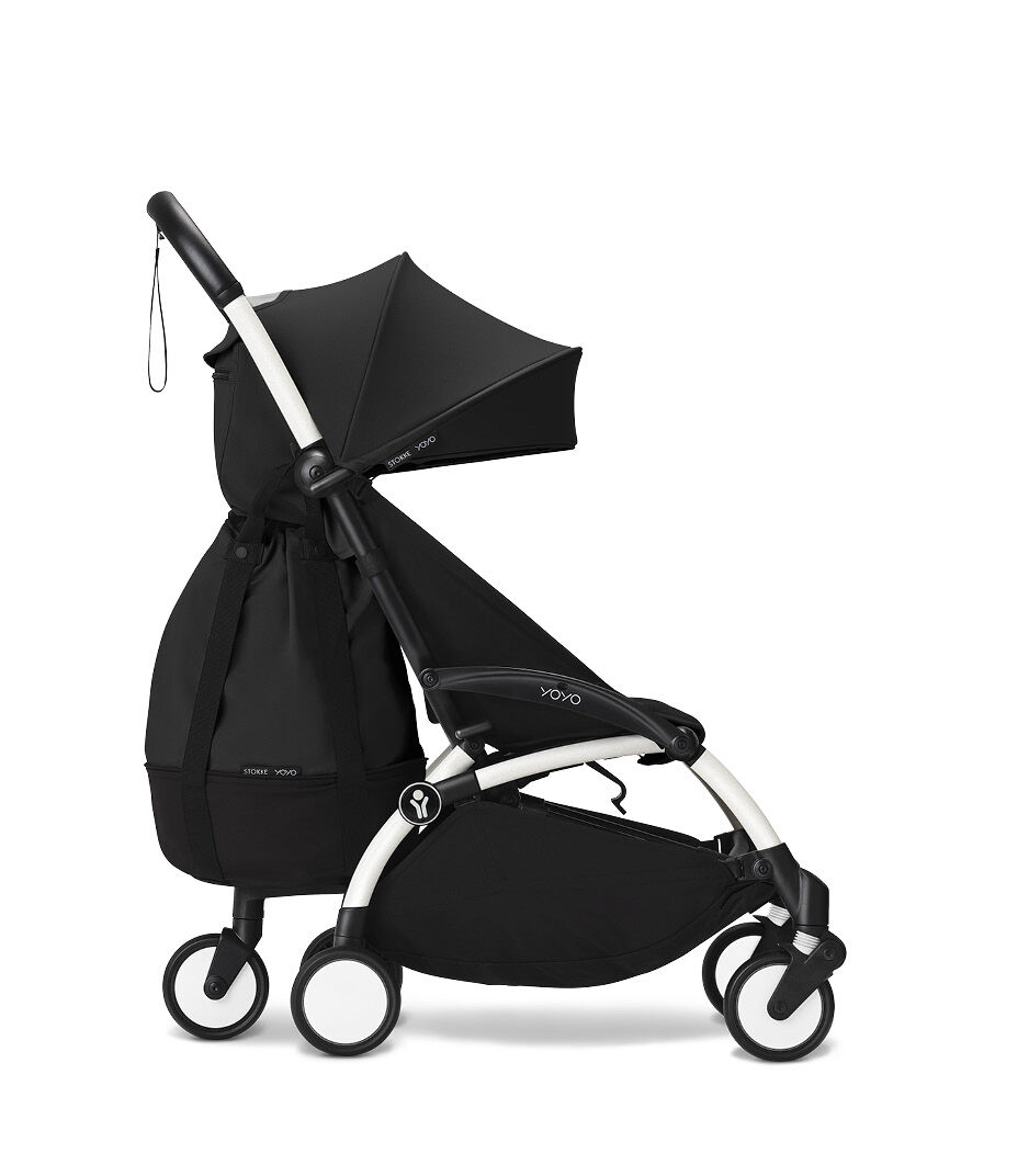 YOYO³ stroller from 6 months, Black with White Frame, mainview galery image 12