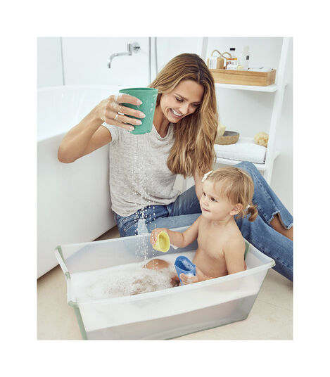 Stokke® Flexi Bath ® X-Large Transparent Green, Transparent Green, mainview view 2