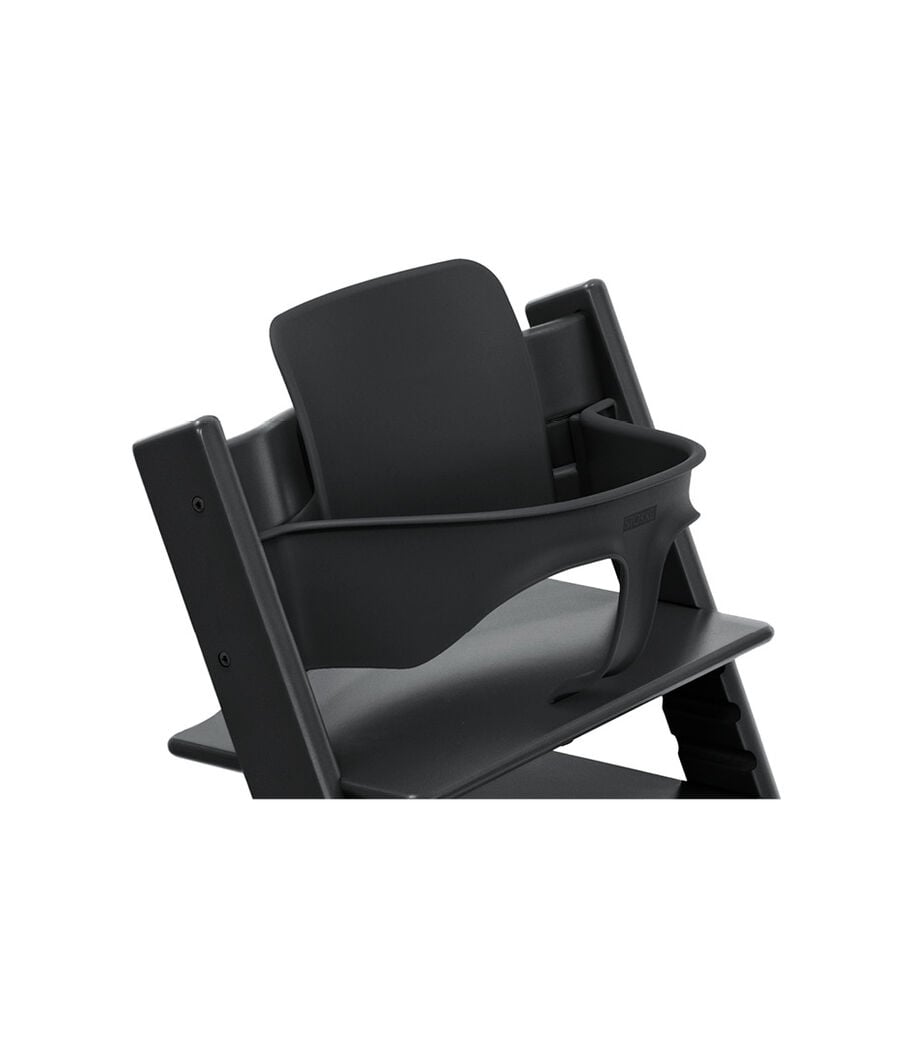 Tripp Trapp® Chair Black with Baby Set. Close-up. view 65