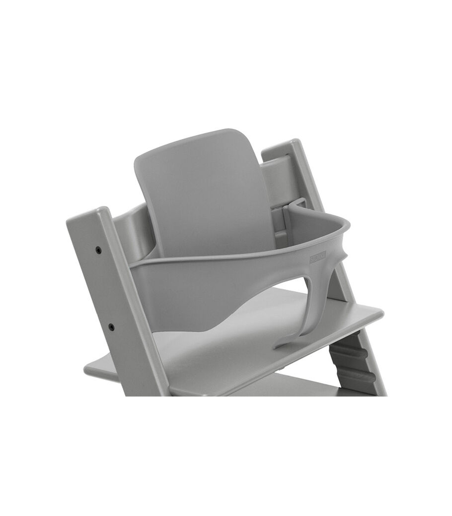 Tripp Trapp® Chair Storm Grey with Baby Set. Close-up. view 65