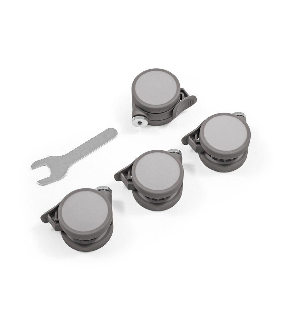 Stokke® Sleepi™ V3 Hjul skruepose Grey, Grey, mainview