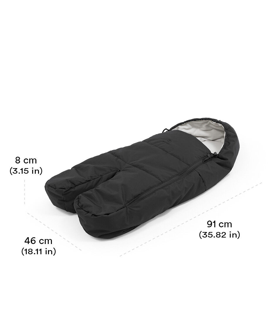 Stokke® Xplory® X Foot Muff Rich Black view 1